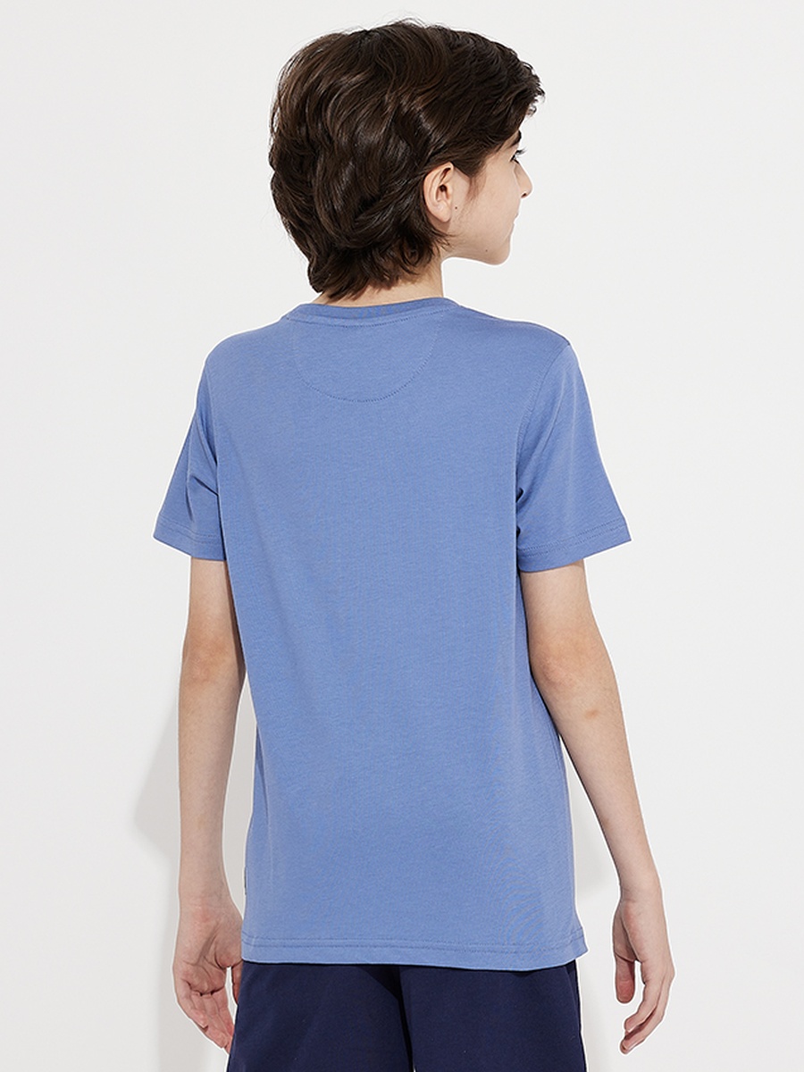 Boys Round Neck Graphic T-Shirt
