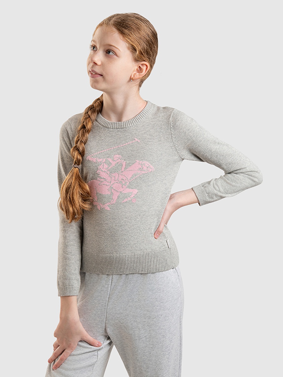 Girls Logo Knitted Sweater