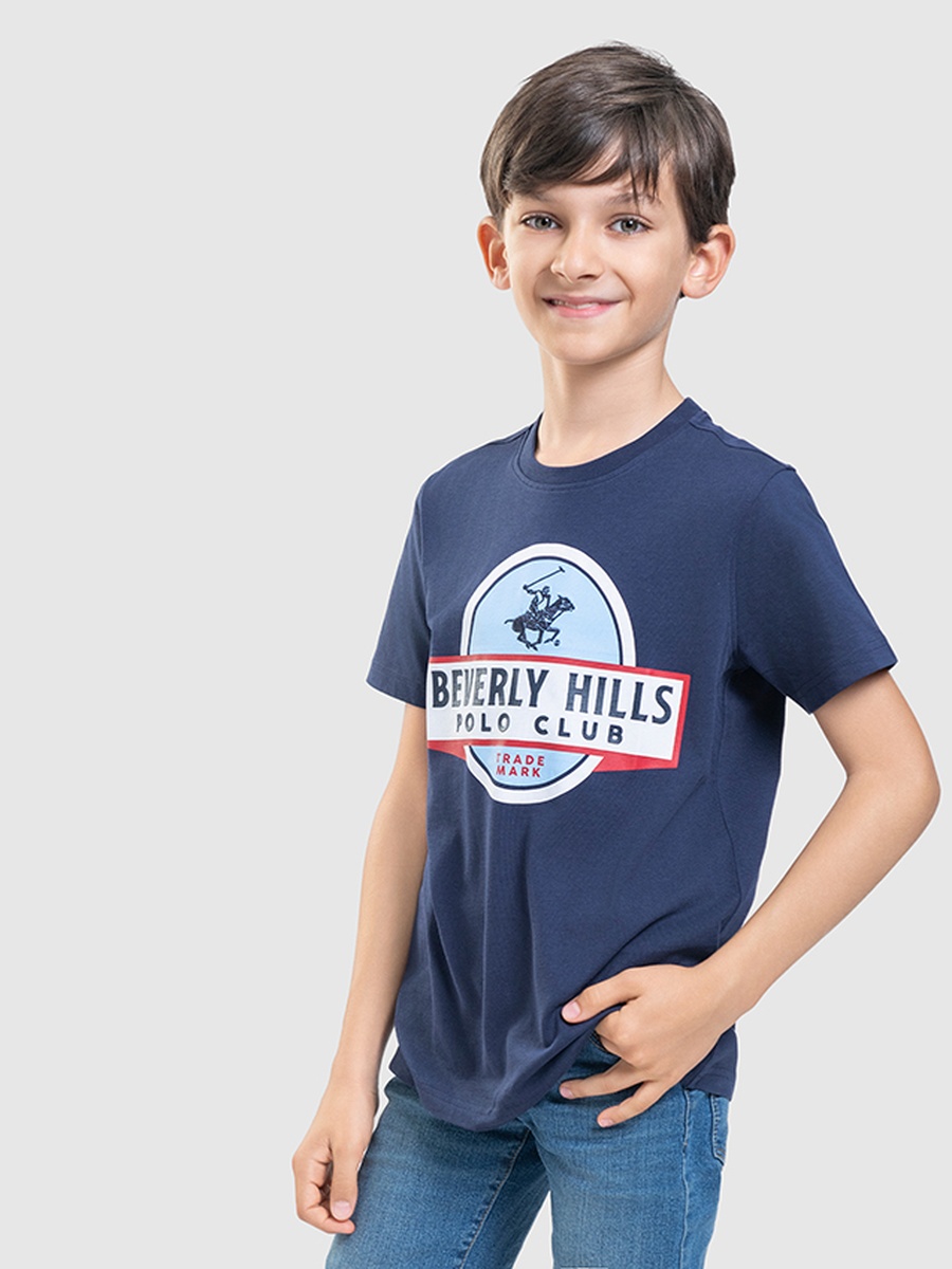 Boys Crew Neck Graphic T-Shirt