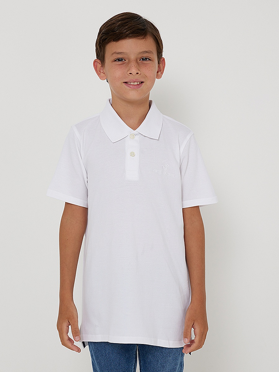 Boys Solid Polo T-Shirt