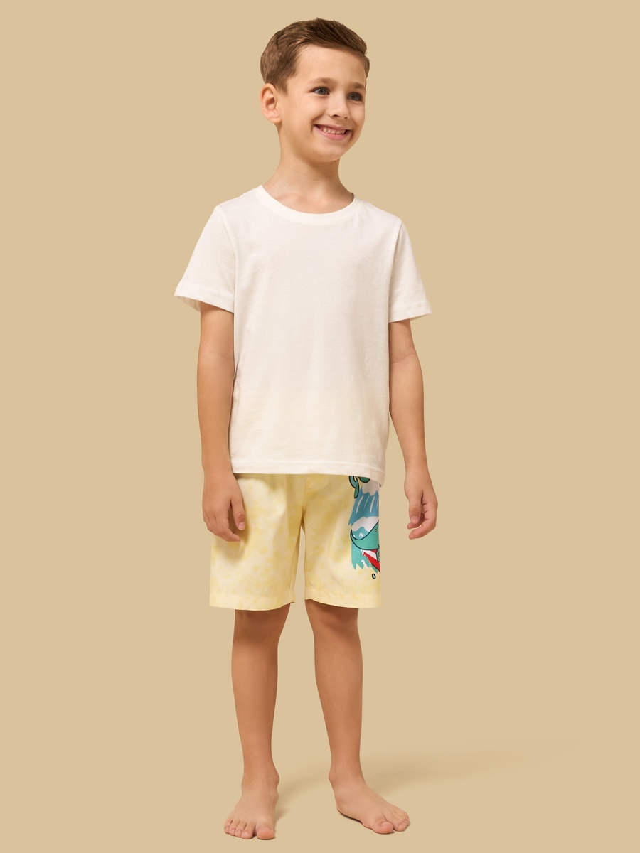 Dinosaur Print Swim Shorts