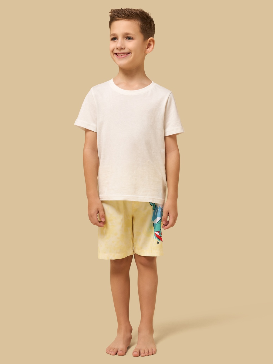 Dinosaur Print Swim Shorts