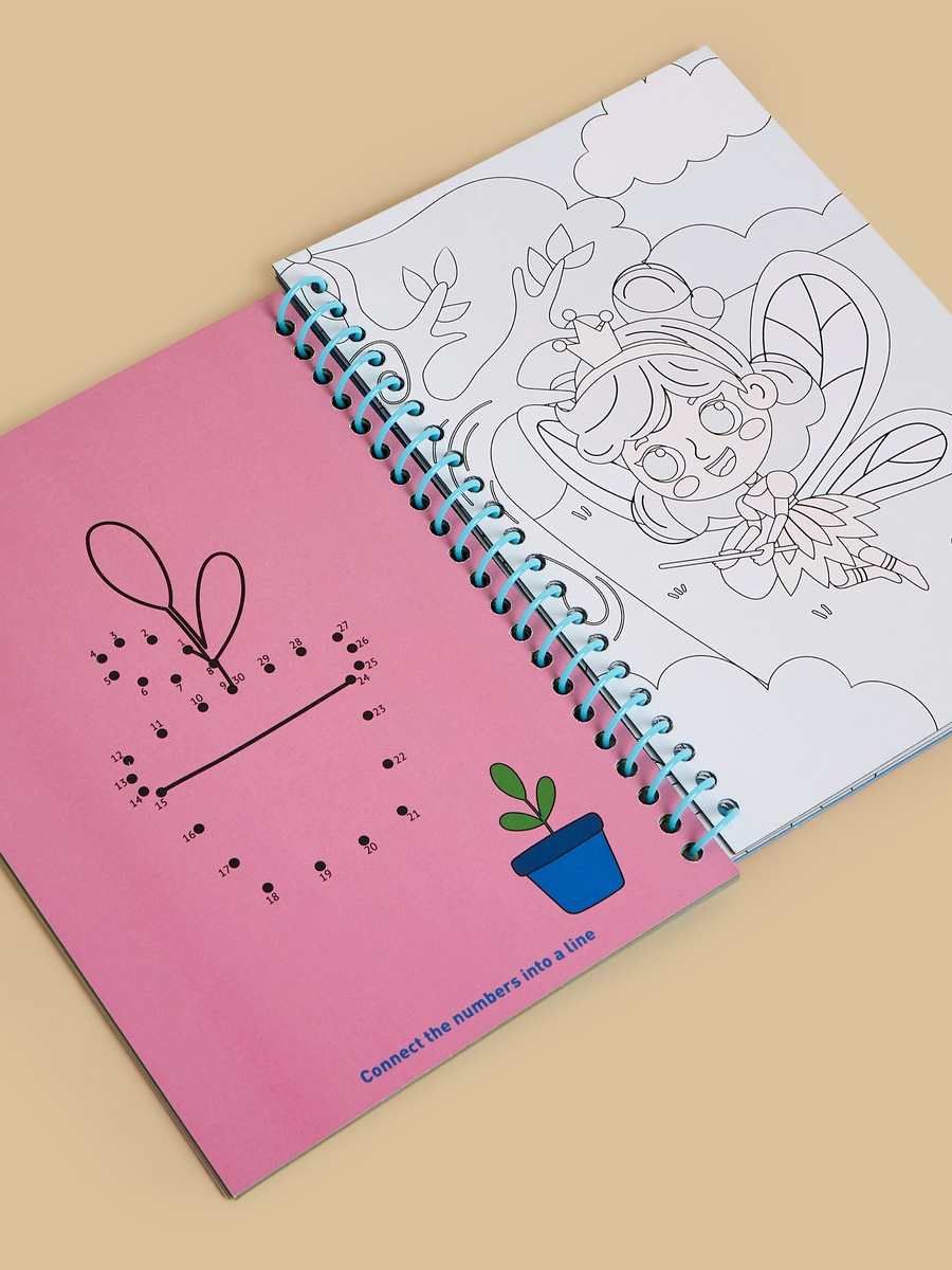 Water Colouring Book and Brush Set