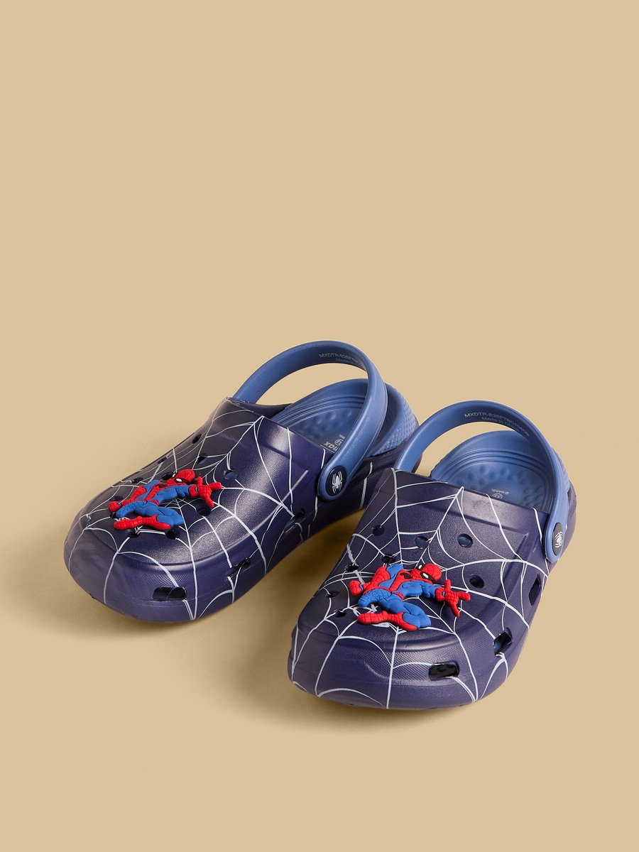Spider-Man Applique Clogs with Backstrap