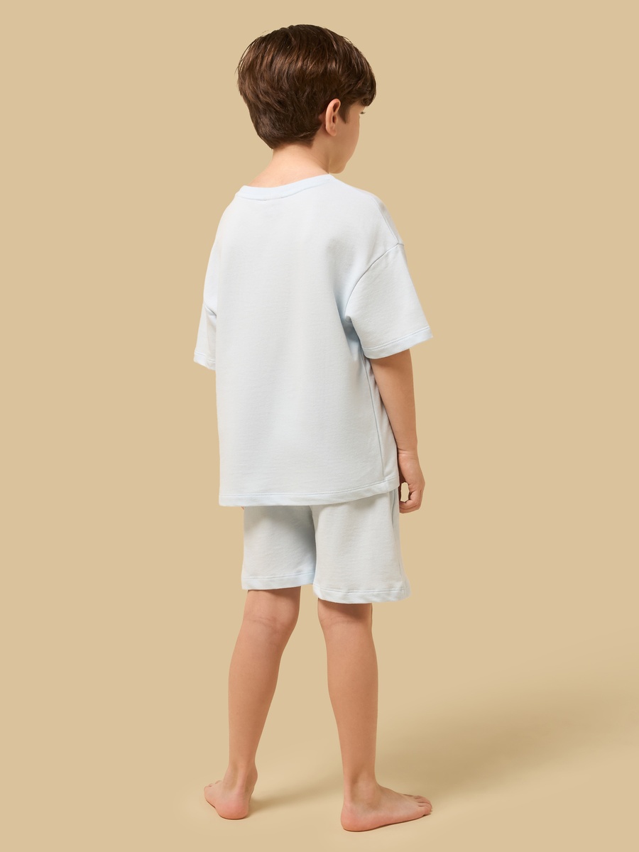 Sonic the Hedgehog Print Cotton Shorts Set