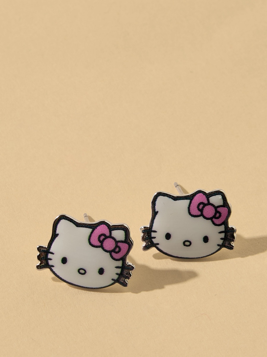 Hello Kitty Charm Bracelet and Earrings Set