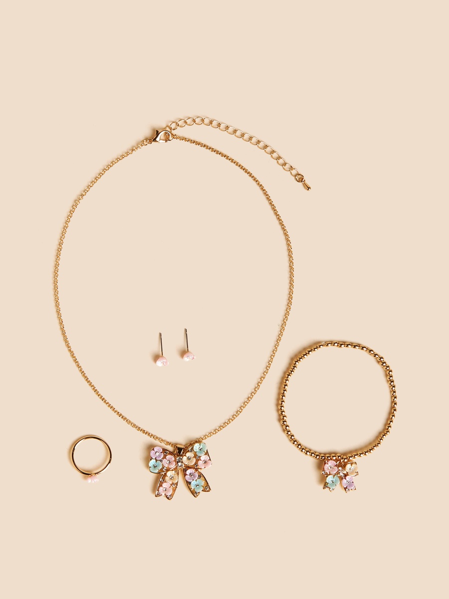 Embellished 4-Piece Jewellery Set