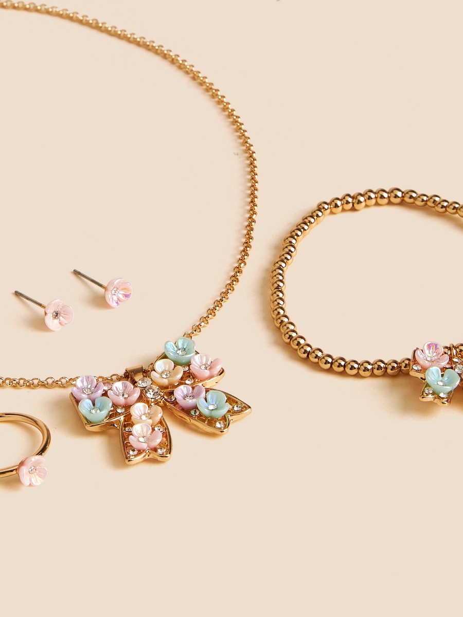 Embellished 4-Piece Jewellery Set