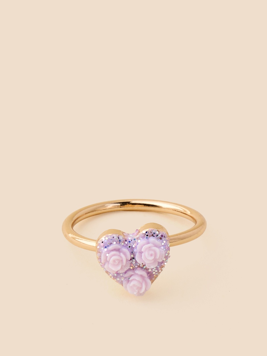 Floral Embellished 4-Piece Jewellery Set