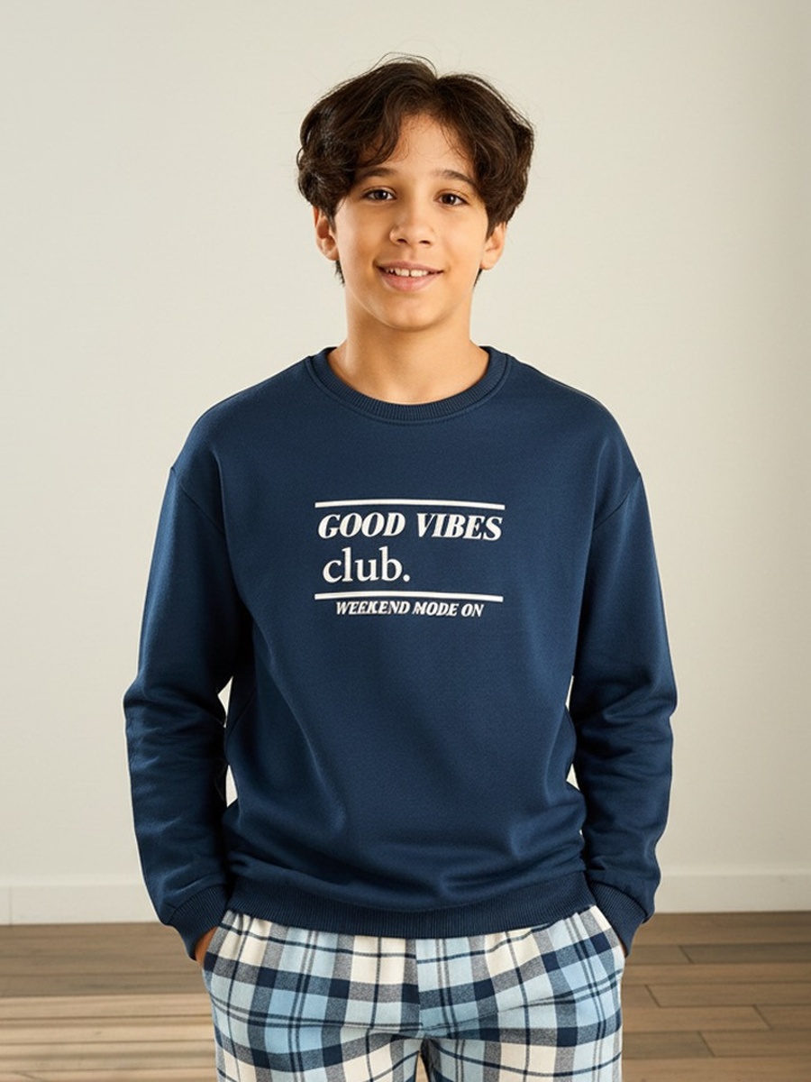 Checked Cotton Pyjama Set