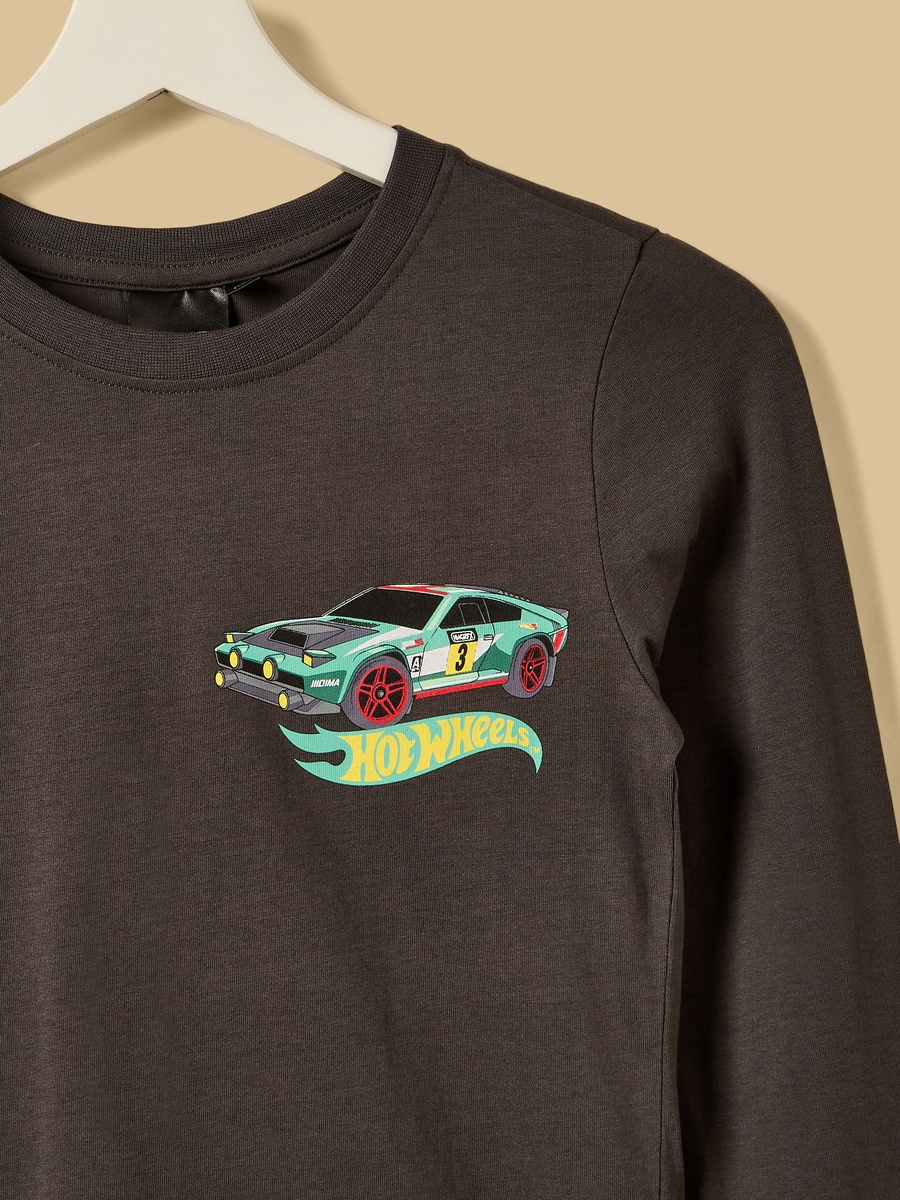 Hot Wheels Print Cotton Pyjama Set
