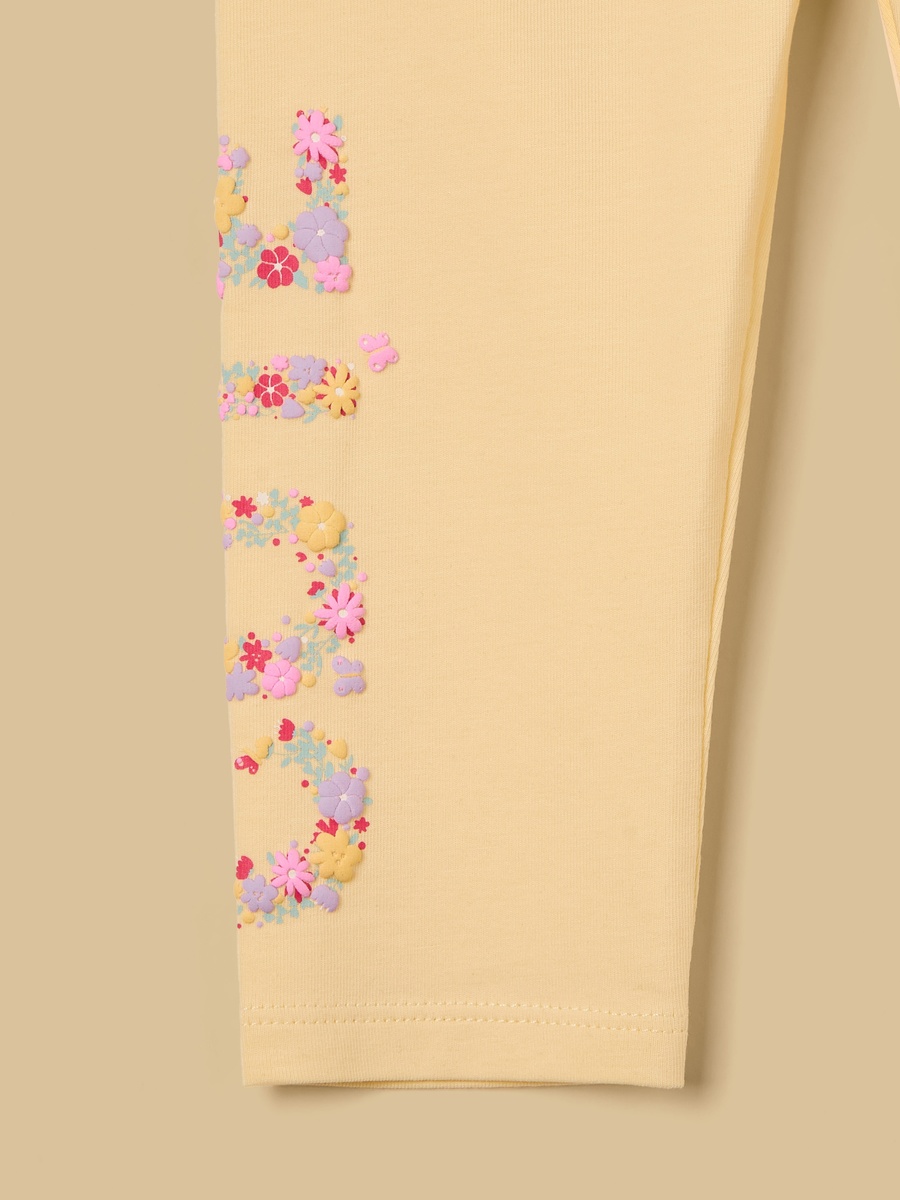 Floral Embroidered Leggings