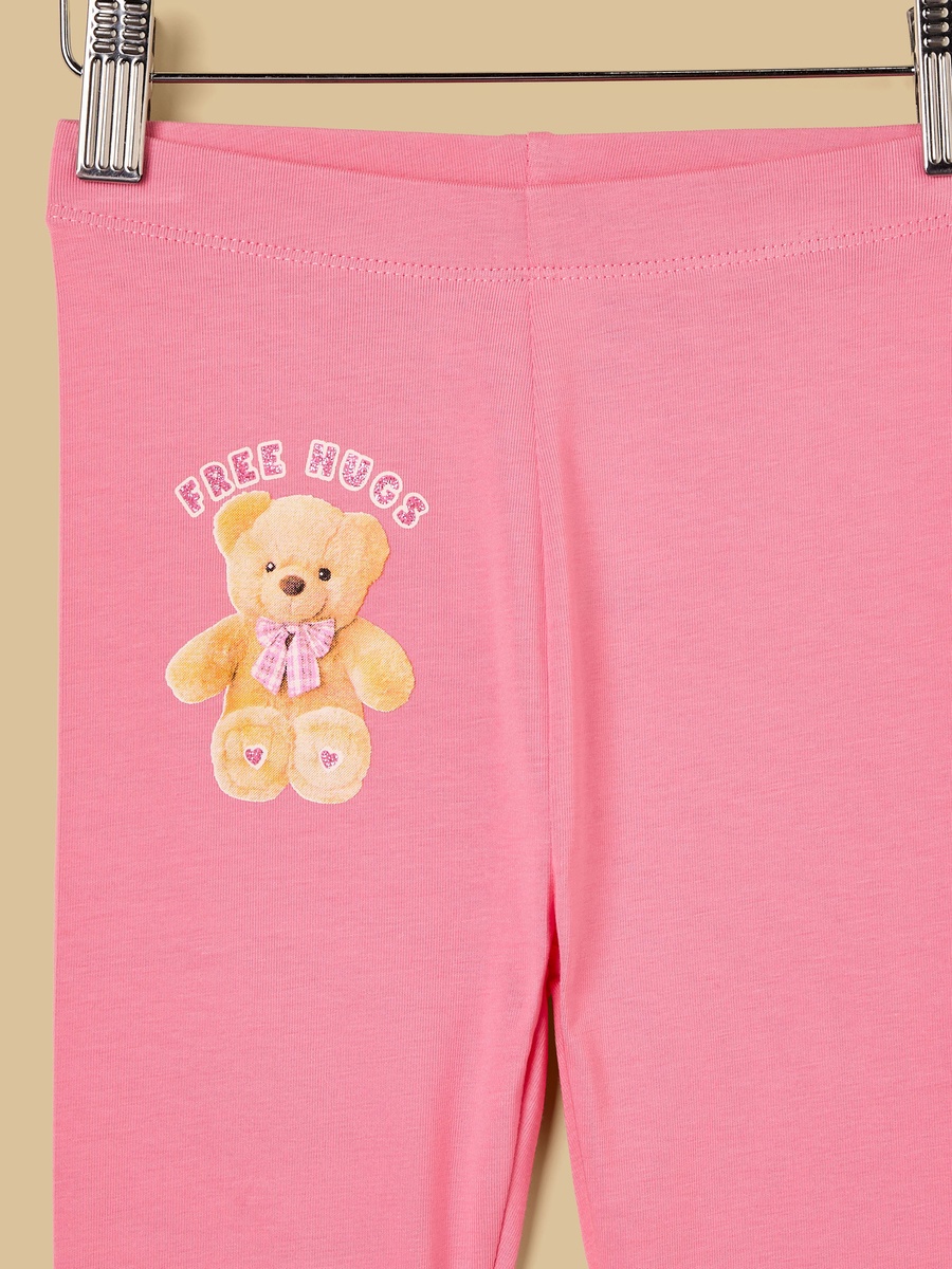 Teddy Bear Print Leggings