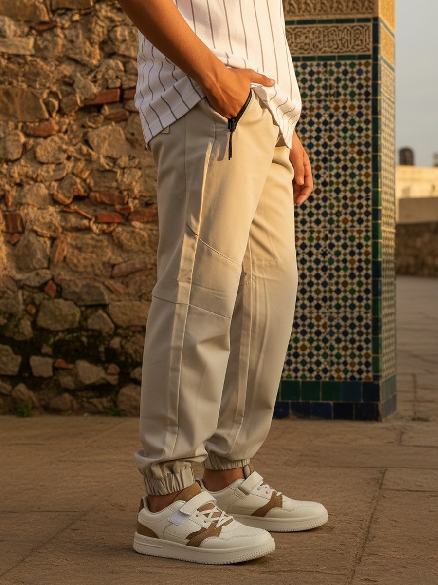 Panelled Joggers