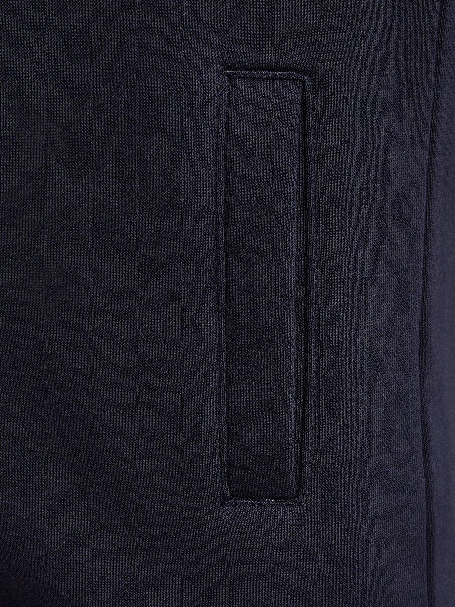 Plain Zip Through Hoodie