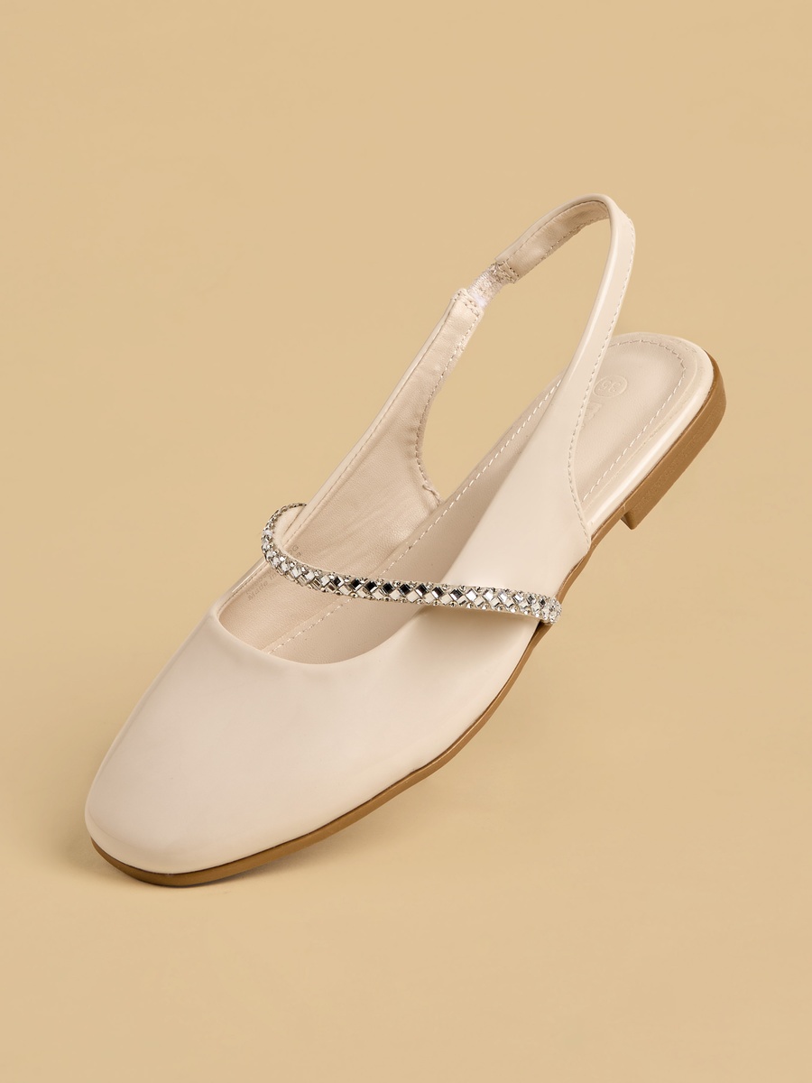 Embellished Slingback Shoes