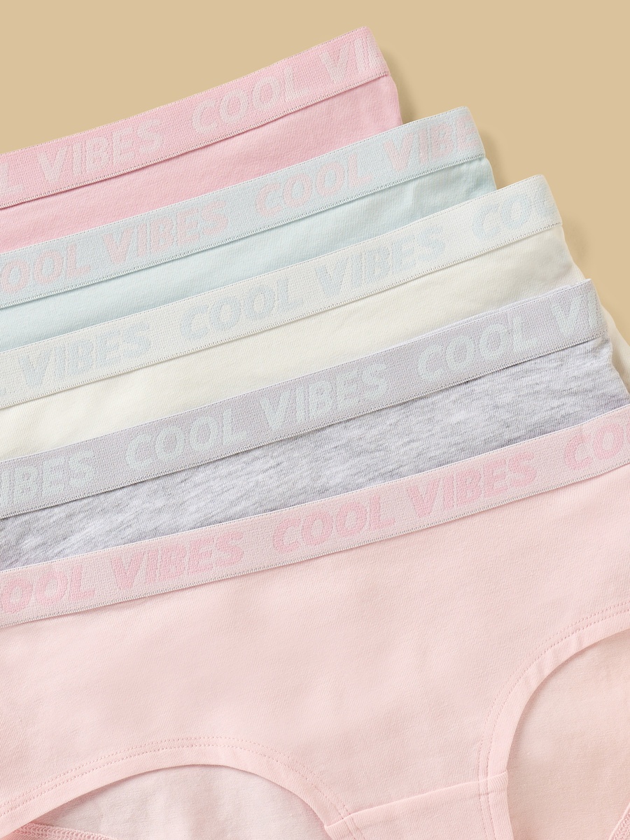 Pack of 5 - Jacquard Elasticated Briefs
