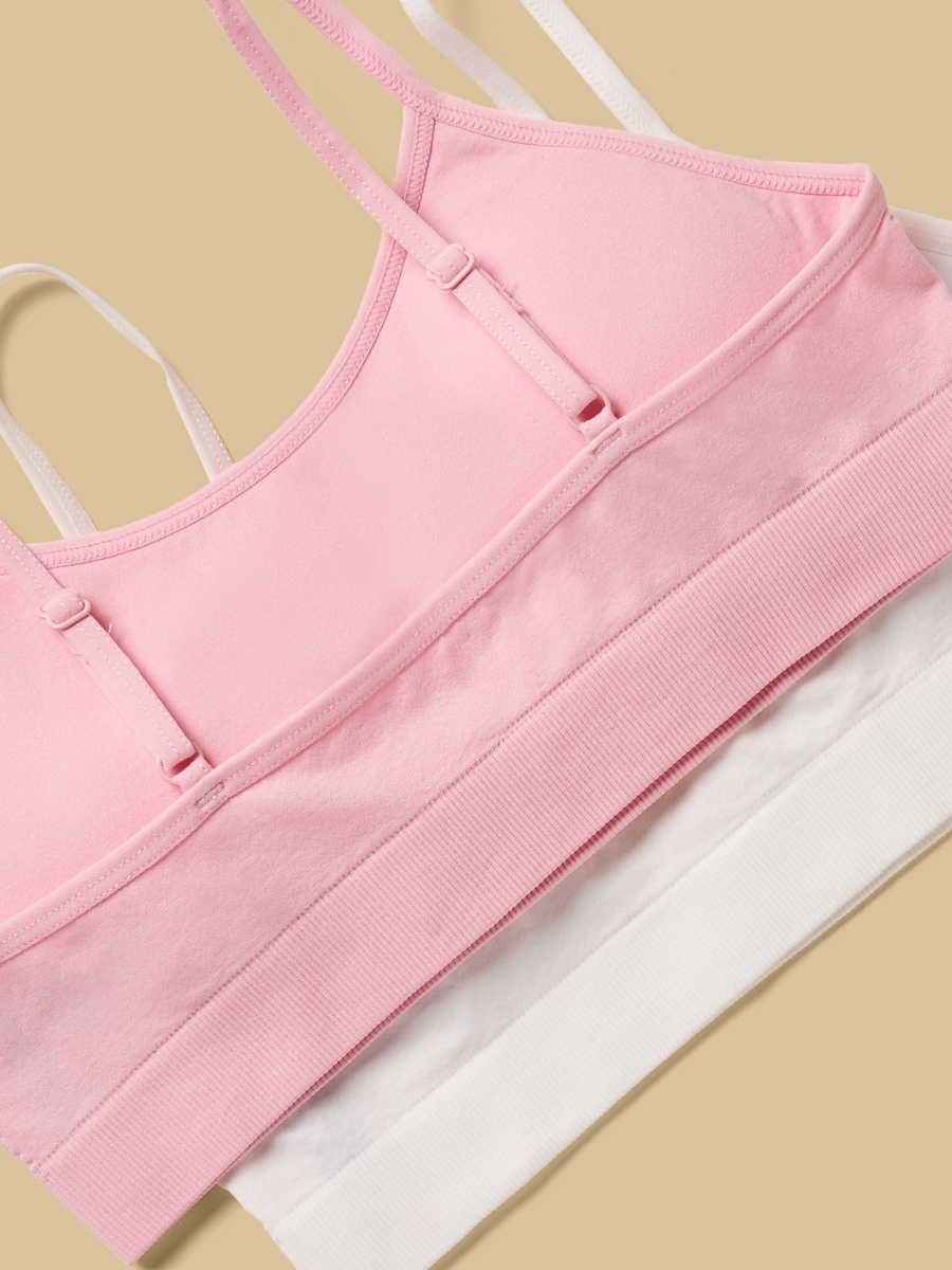 Pack of 2 - Seamless Padded Trainer Bra