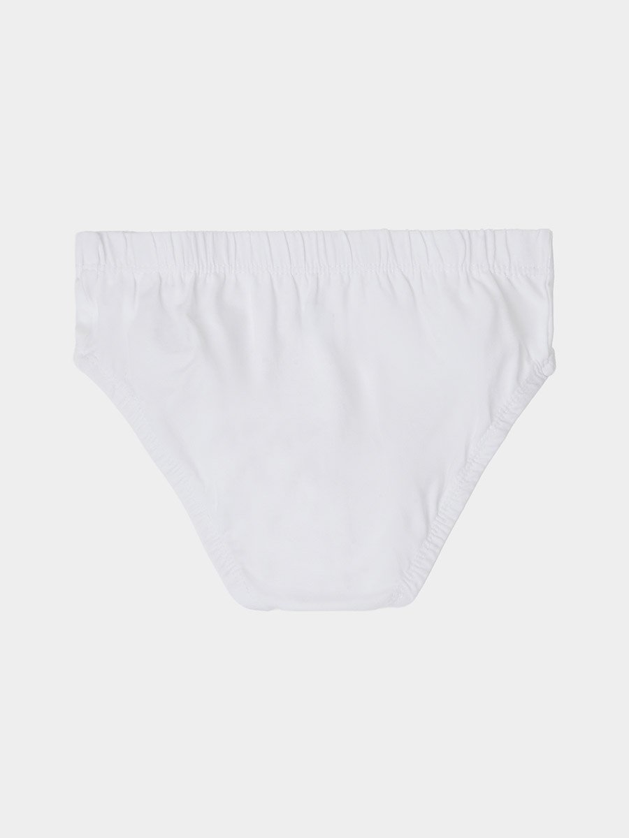 Pack of 5 - Boys Off White Cotton Briefs