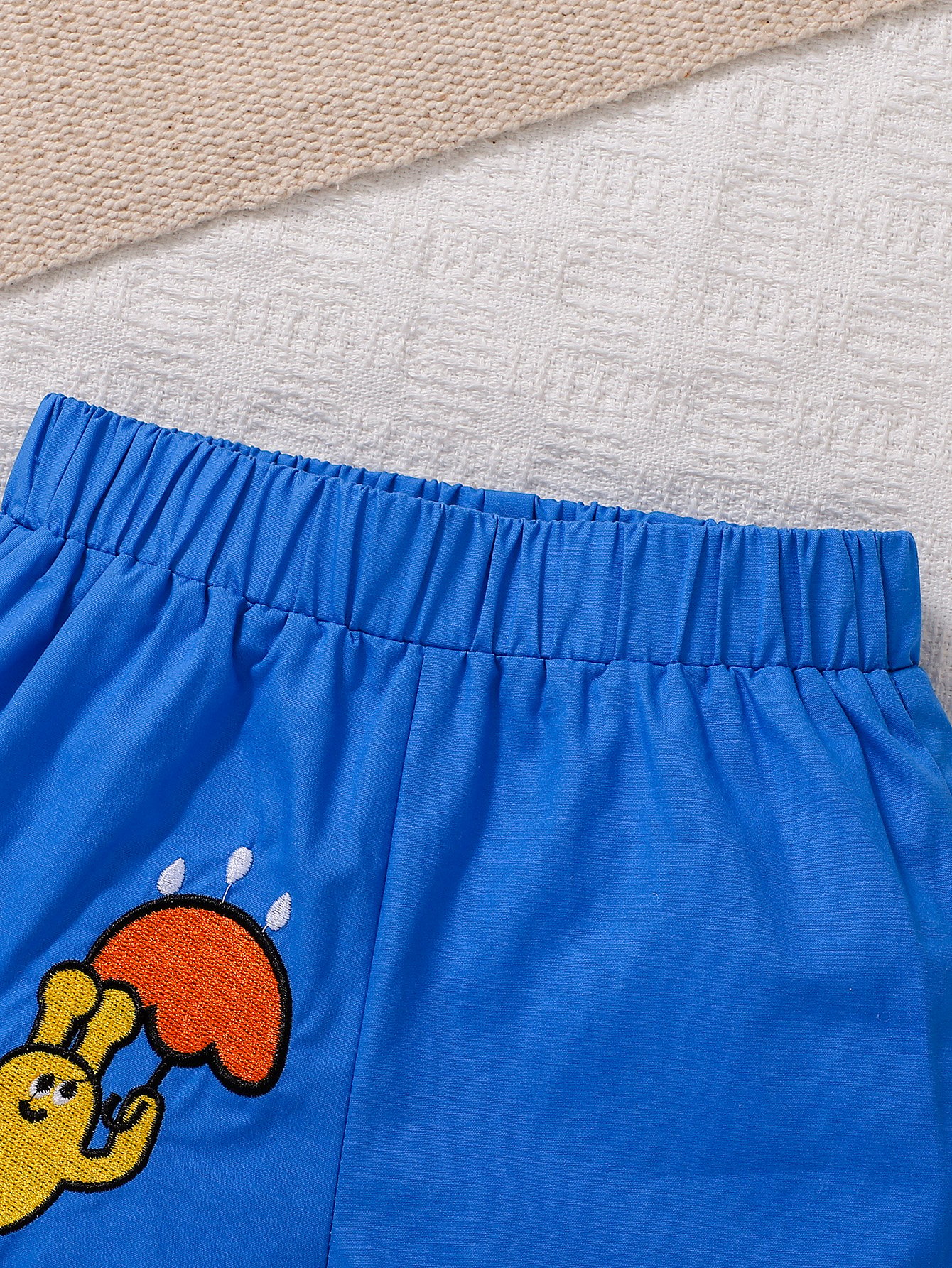 Boys Embroidered Patch T-Shirt and Shorts Set