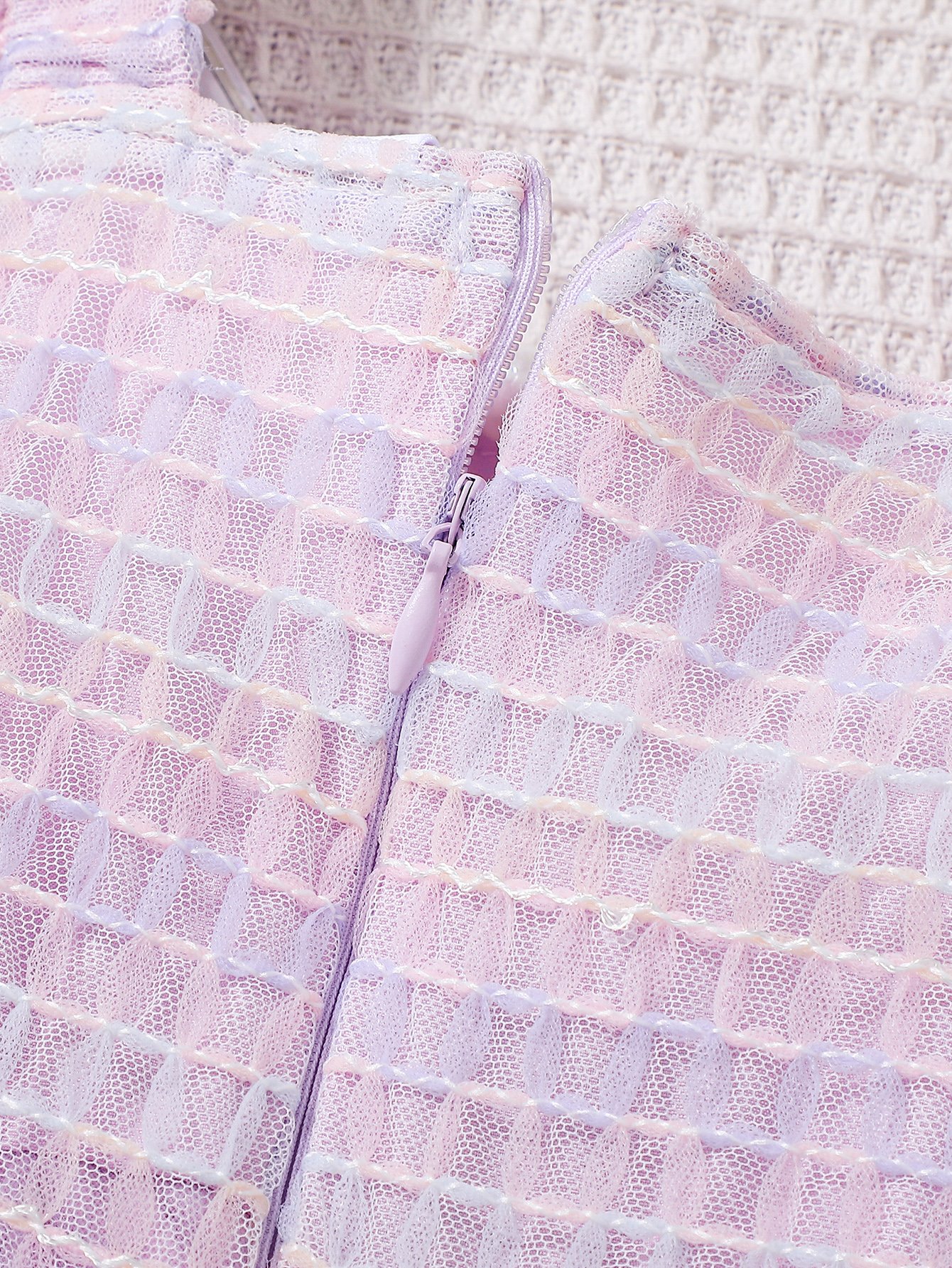 Girls Lilac Tulle Strappy Dress