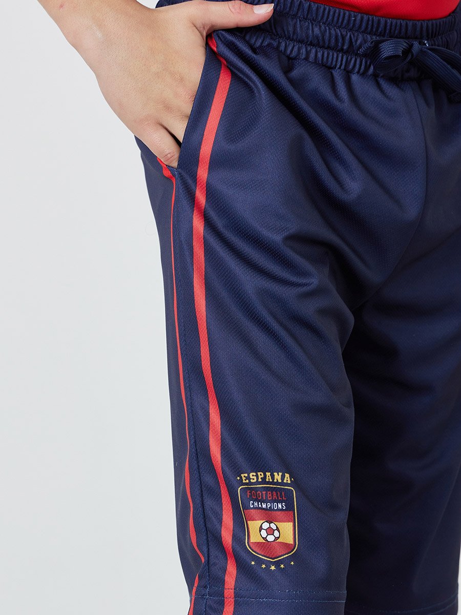 Teens Spain Print Jersey T-Shirt and Shorts Football Set