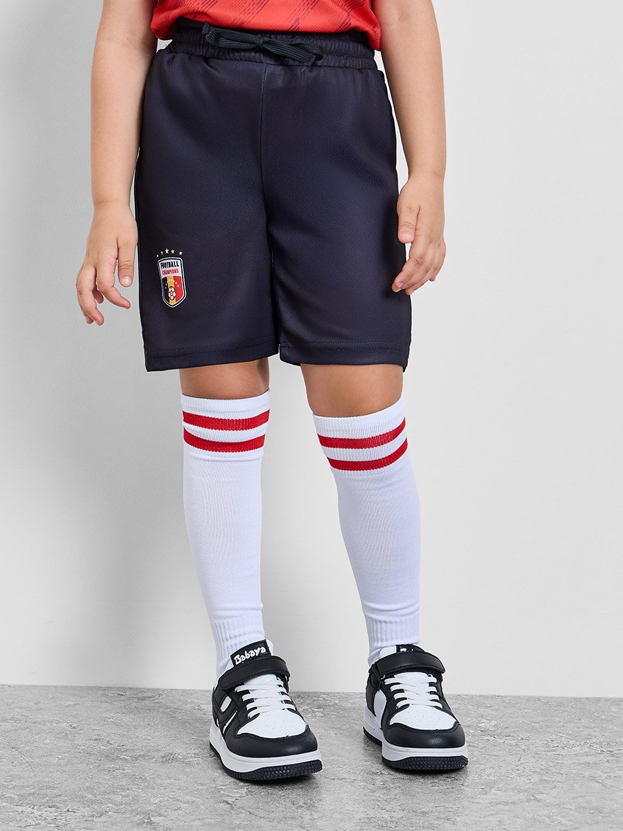 Kids Belgium Print Jersey T-Shirt and Shorts Football Set