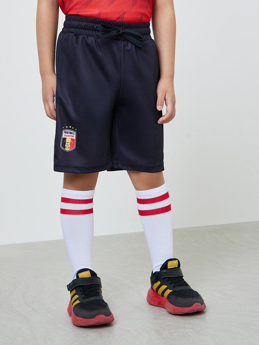 Kids Belgium Print Jersey T-Shirt and Shorts Football Set
