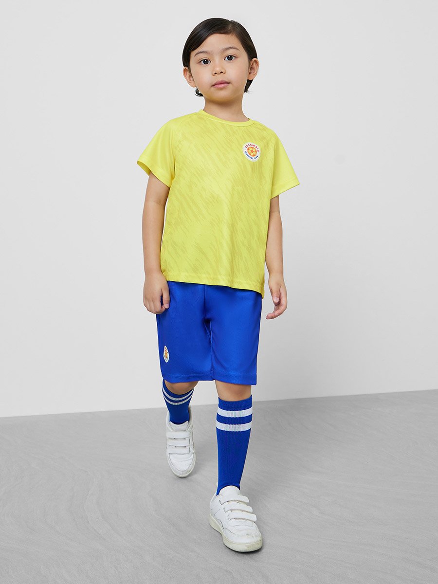 Kids Colombia Print Jersey T-Shirt and Shorts Football Set
