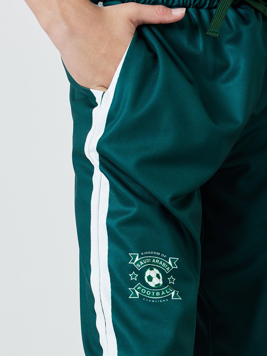 Teens KSA Print Jersey T-Shirt and Shorts Football Set
