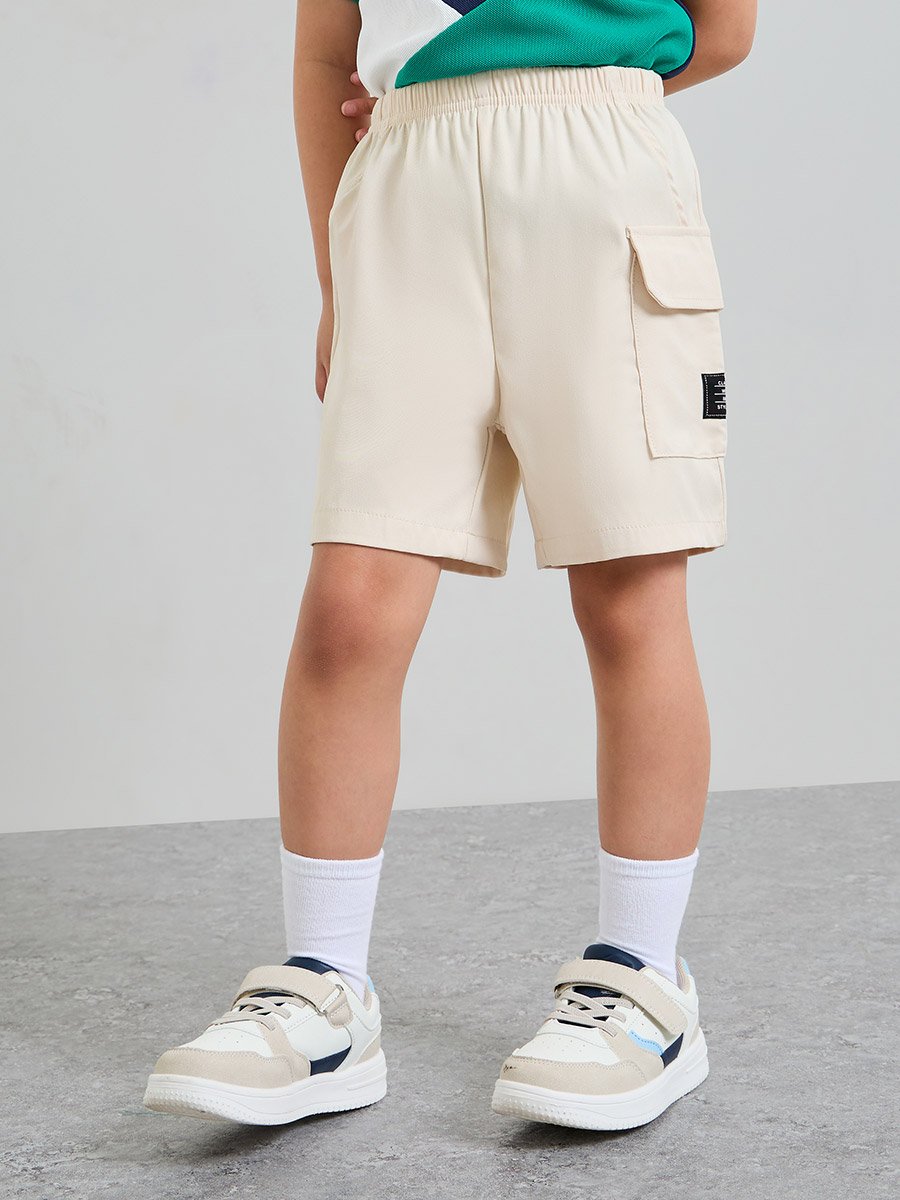 Boys Color Block Polo T-Shirt and Shorts Set