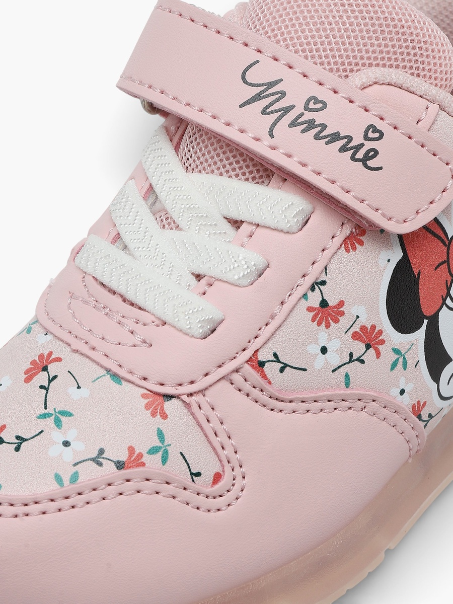 Girls Hook and Loop Ankle Sneakers