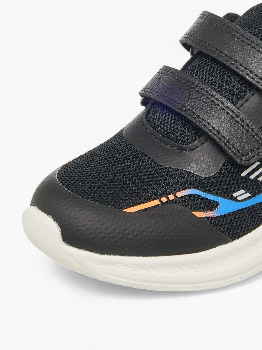 Boys Printed Hook and Loop Sports Shoes