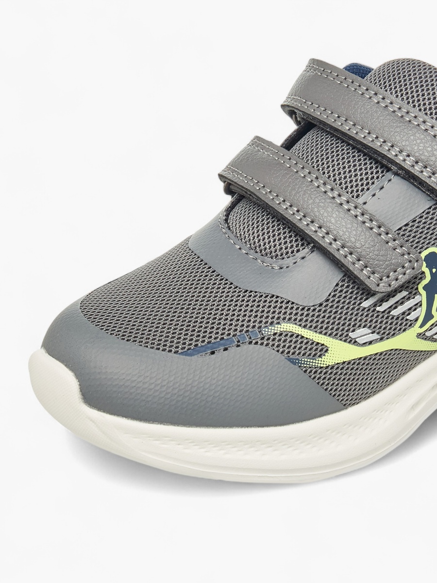 Boys Printed Hook and Loop Sports Shoes