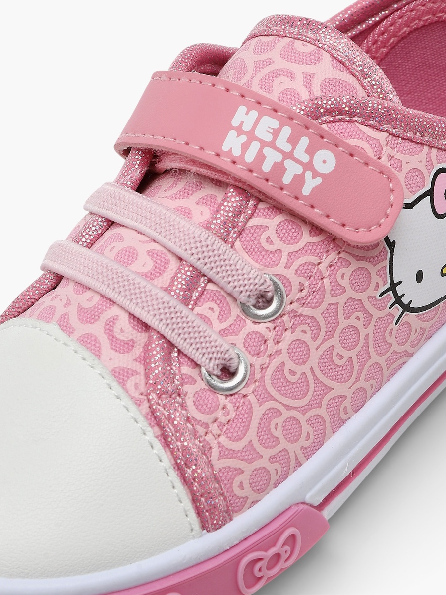 Girls Hook and Loop Ankle Sneakers
