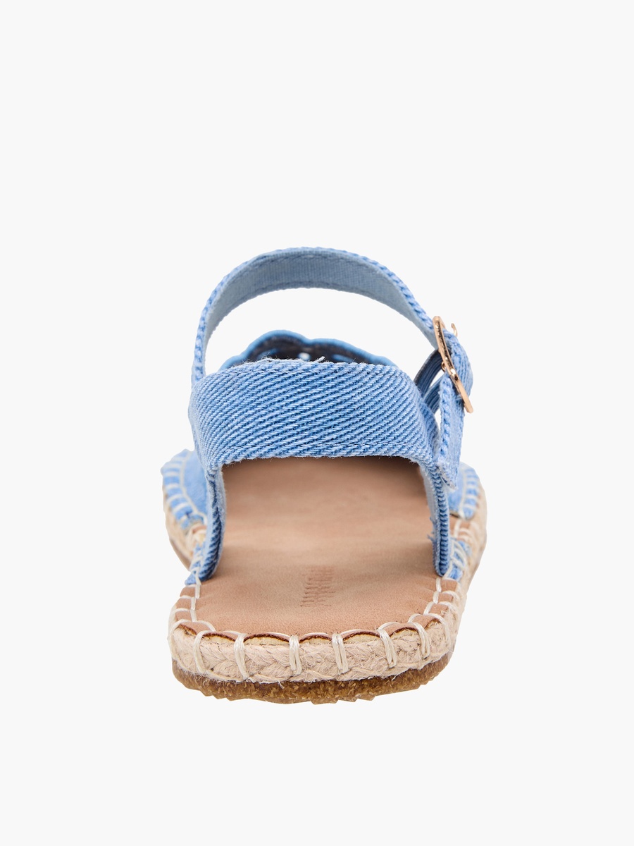 Girls Embroidered Espadrille Sandals