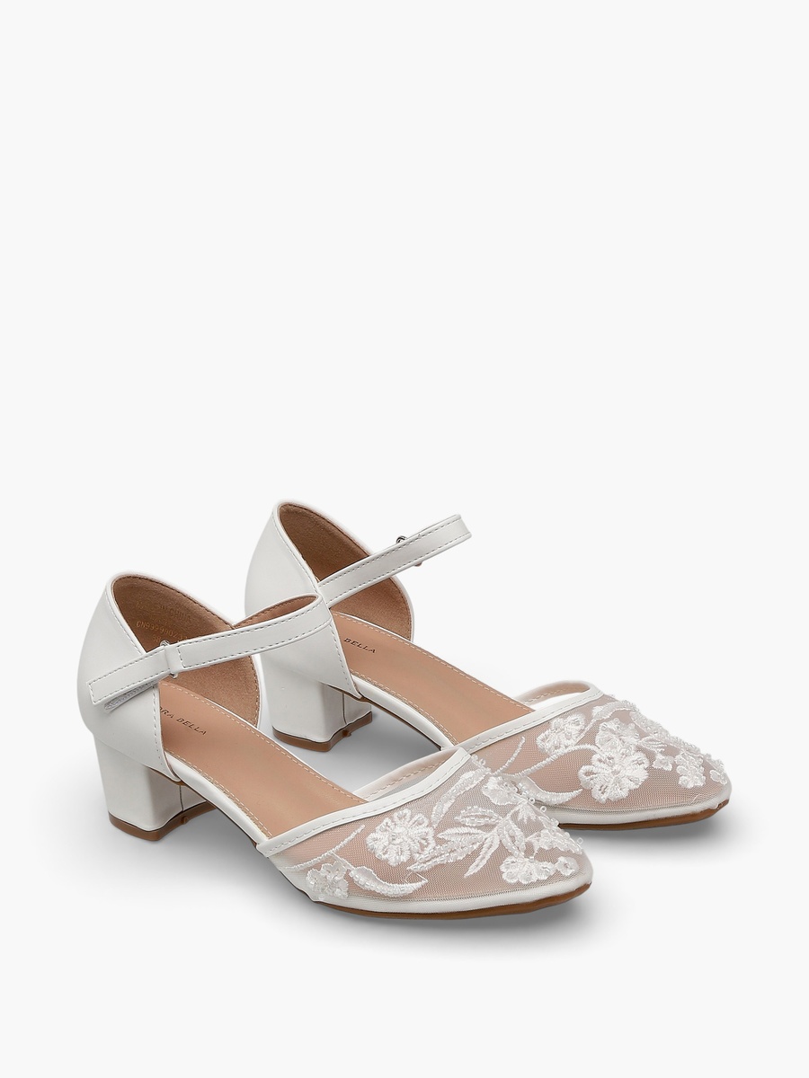 Girls Block Heel Shoes
