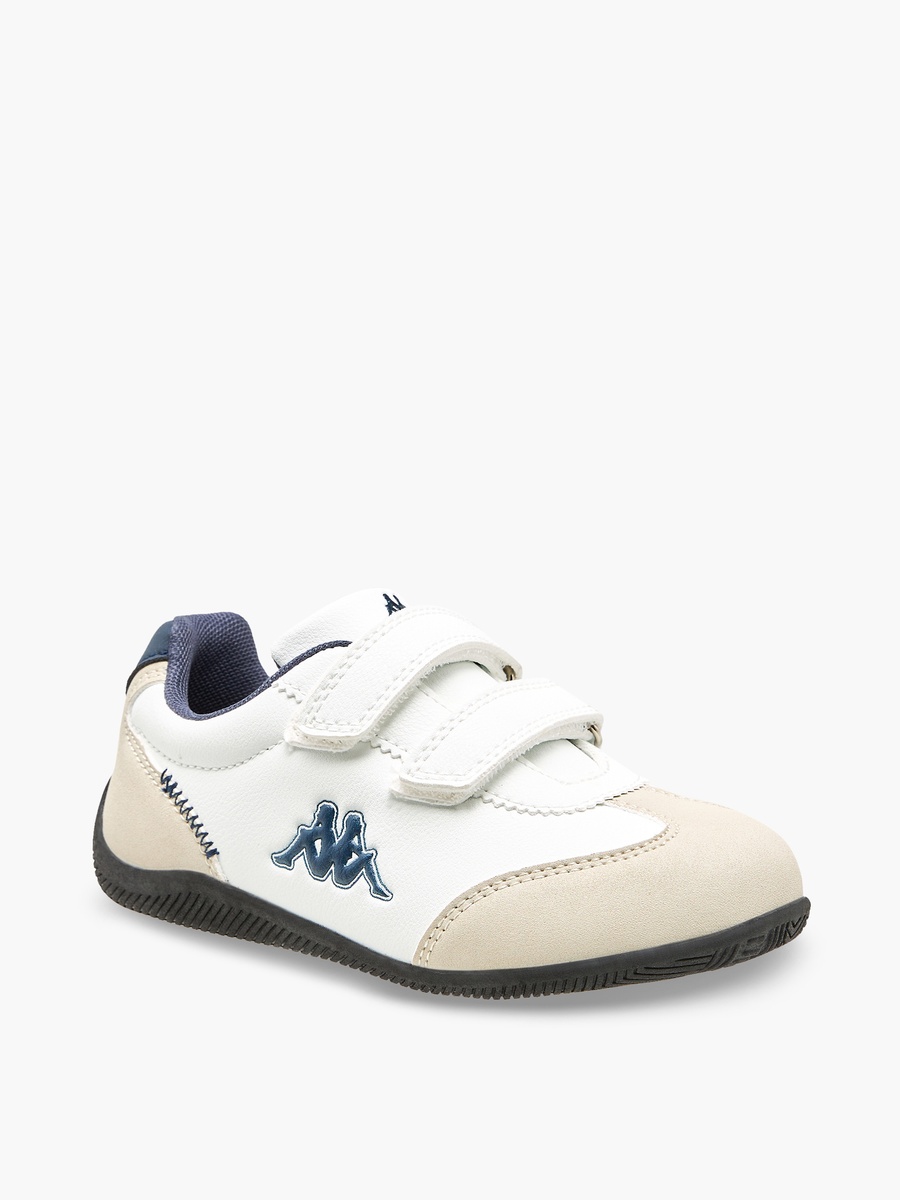 Boys Color Block Hook and Loop Sports Shoes