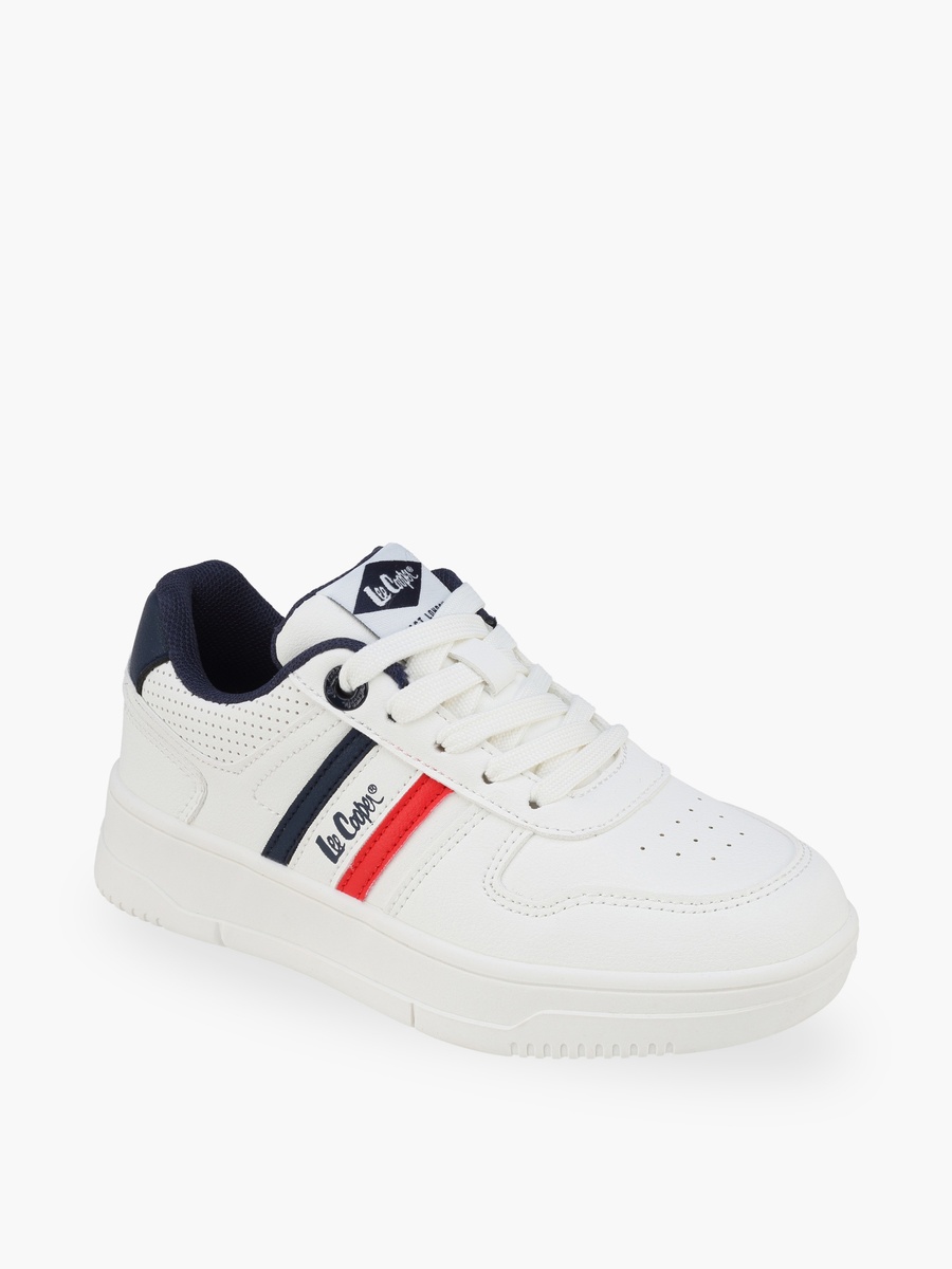 Boys Lace-Up Ankle Sneakers
