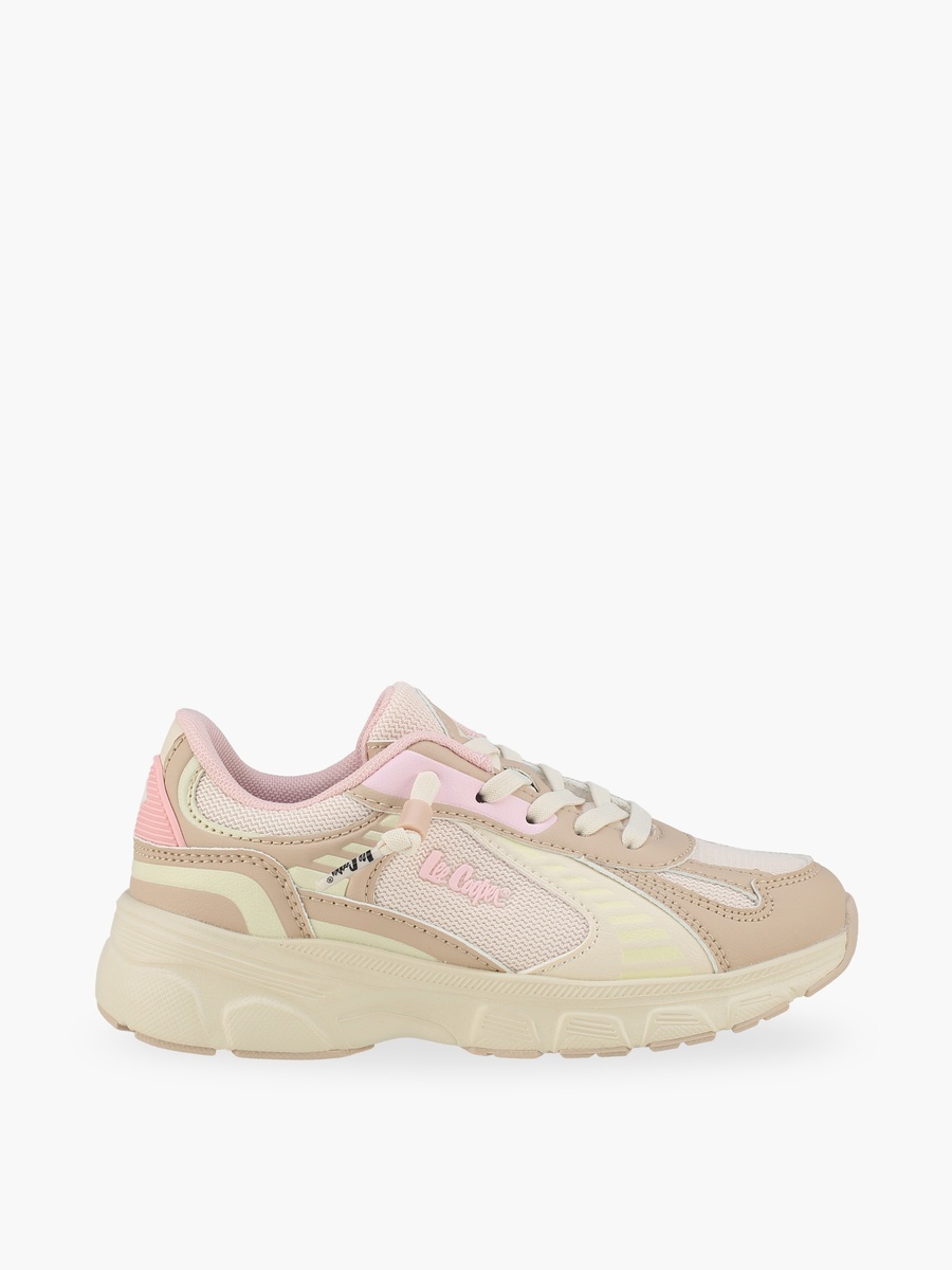 Girls Lace-Up Ankle Sneakers