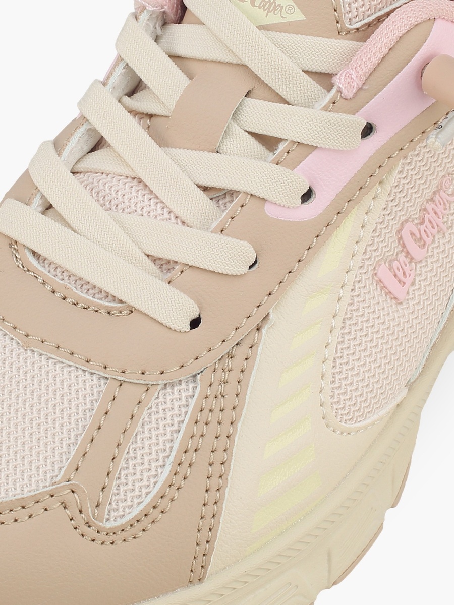 Girls Lace-Up Ankle Sneakers