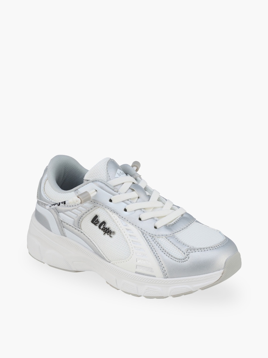 Girls Lace-Up Ankle Sneakers