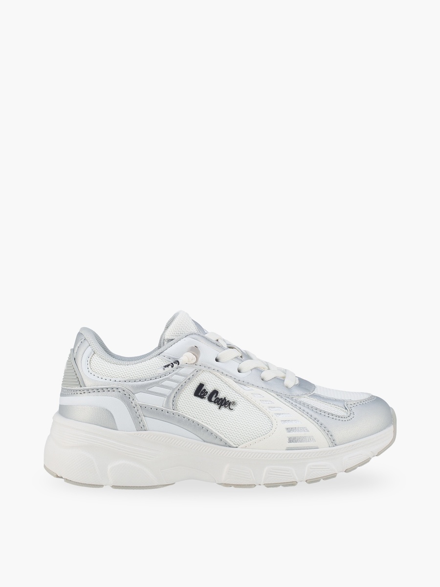 Girls Lace-Up Ankle Sneakers