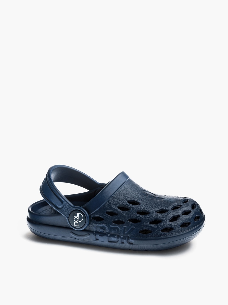 Boys Perforated Backstrap Clogs