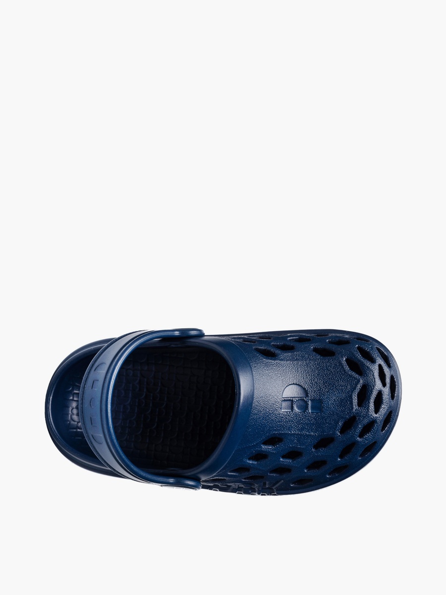 Boys Perforated Backstrap Clogs