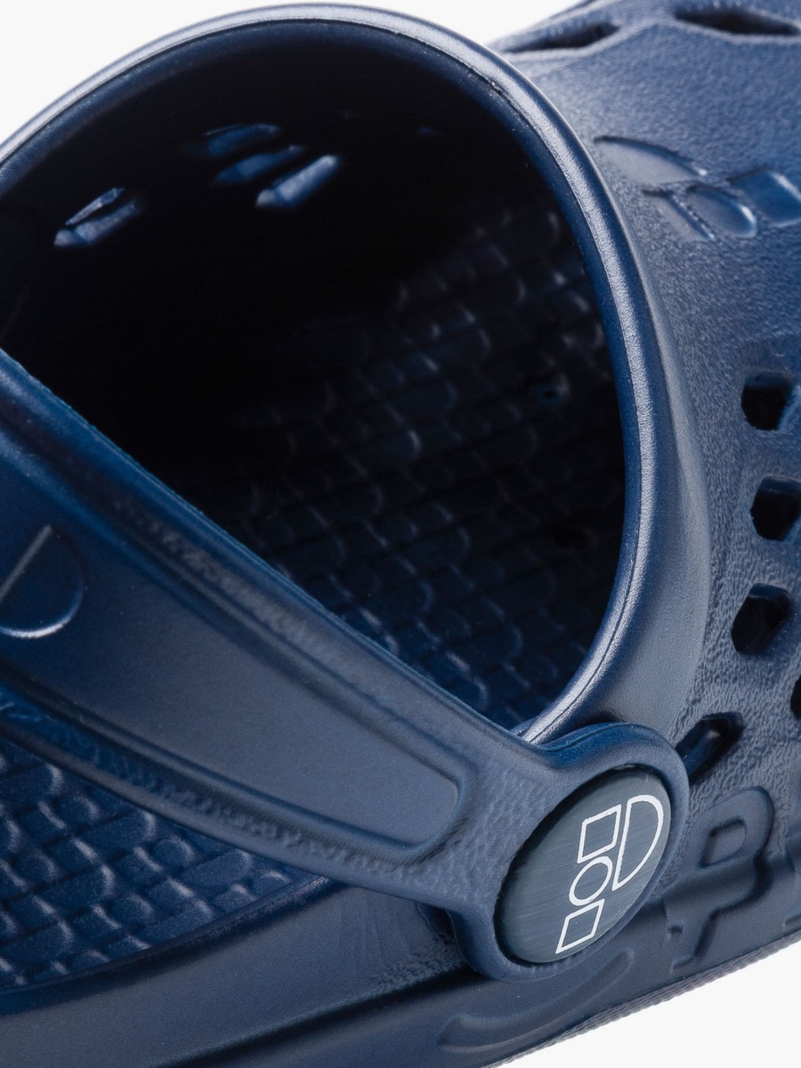 Boys Perforated Backstrap Clogs