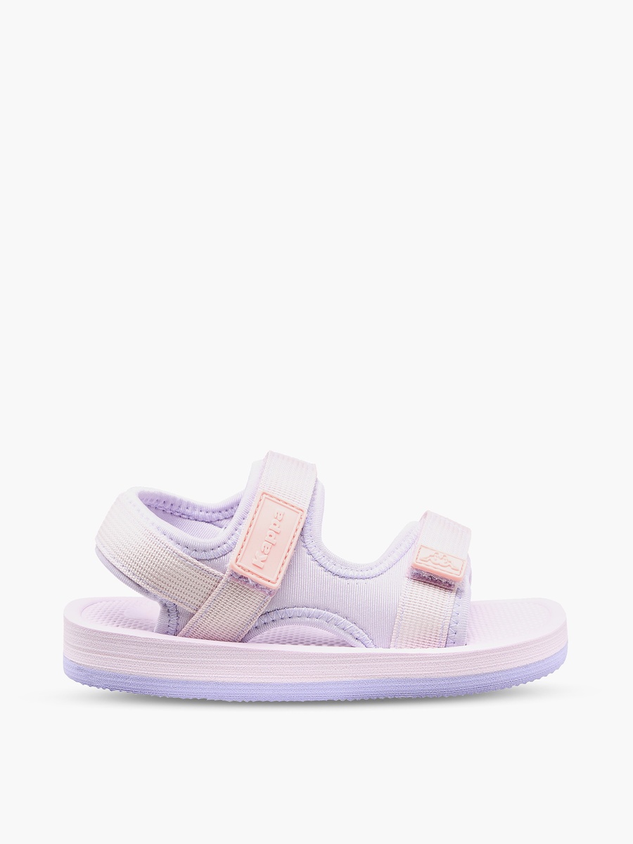 Logo Detail Sandals with Hook and Loop Closure
