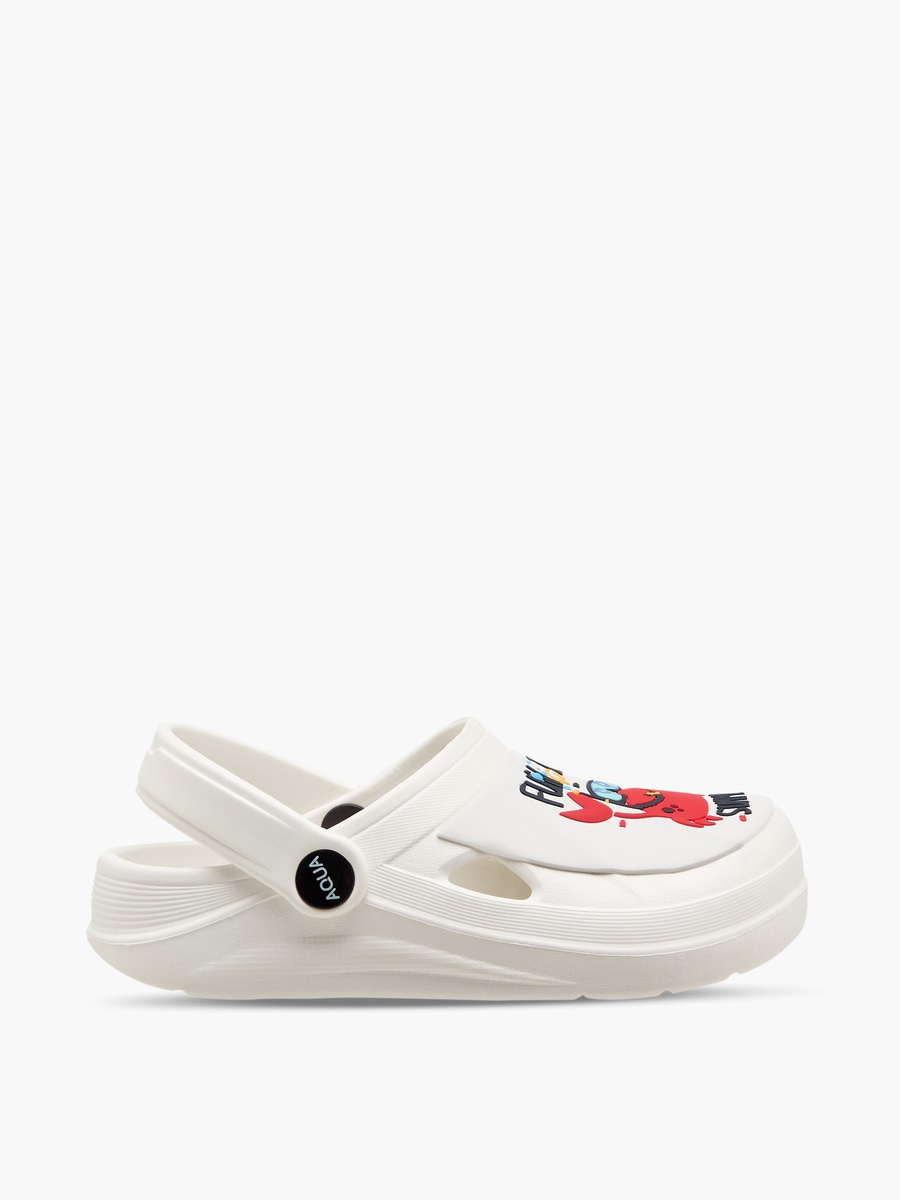Boys Crab Print Clogs
