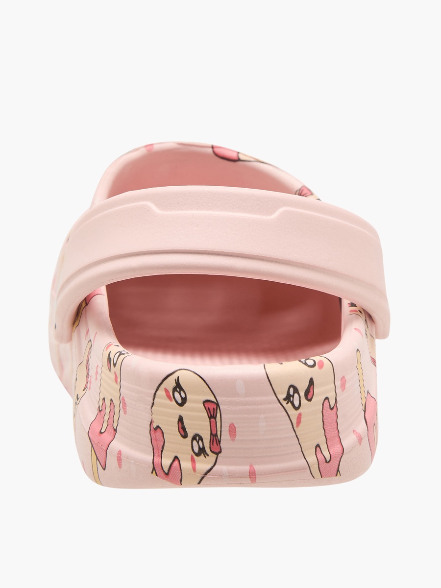 Girls Ice Cream Print Clogs