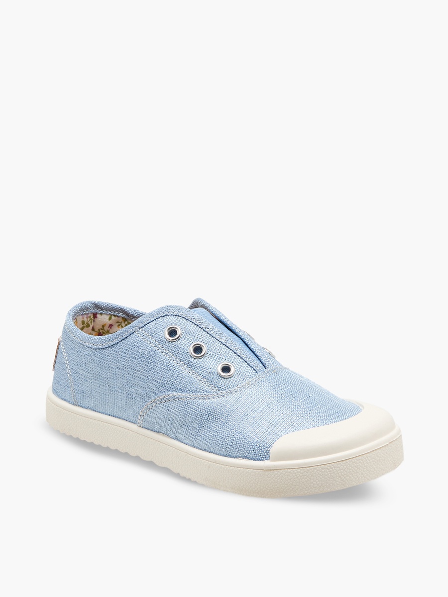Canvas Shoes with Elasticated Vamp